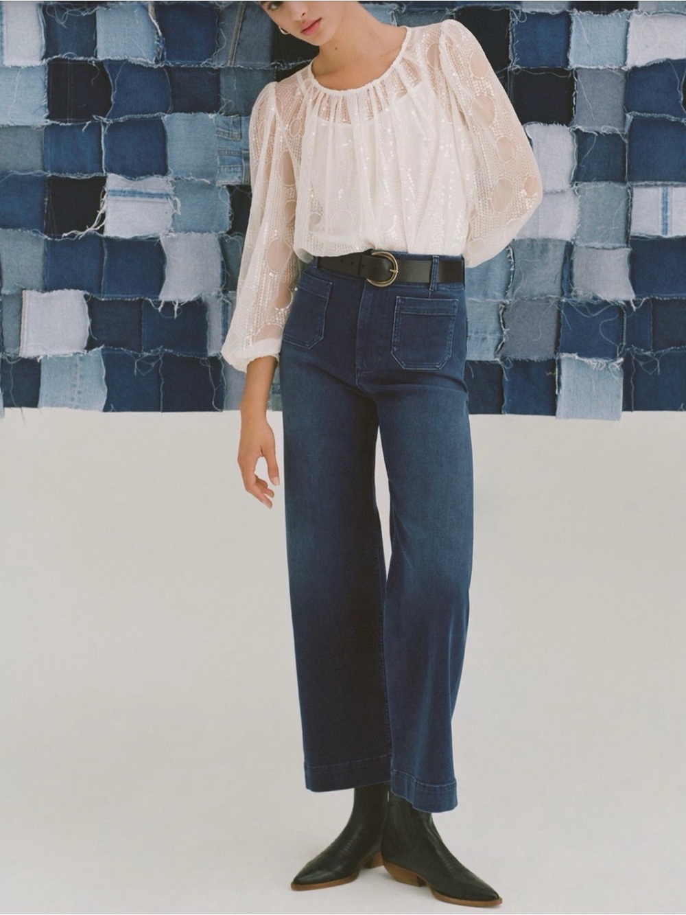 Anthropologie Pilcro The Skipper Wide-leg Jeans | Size 30 |